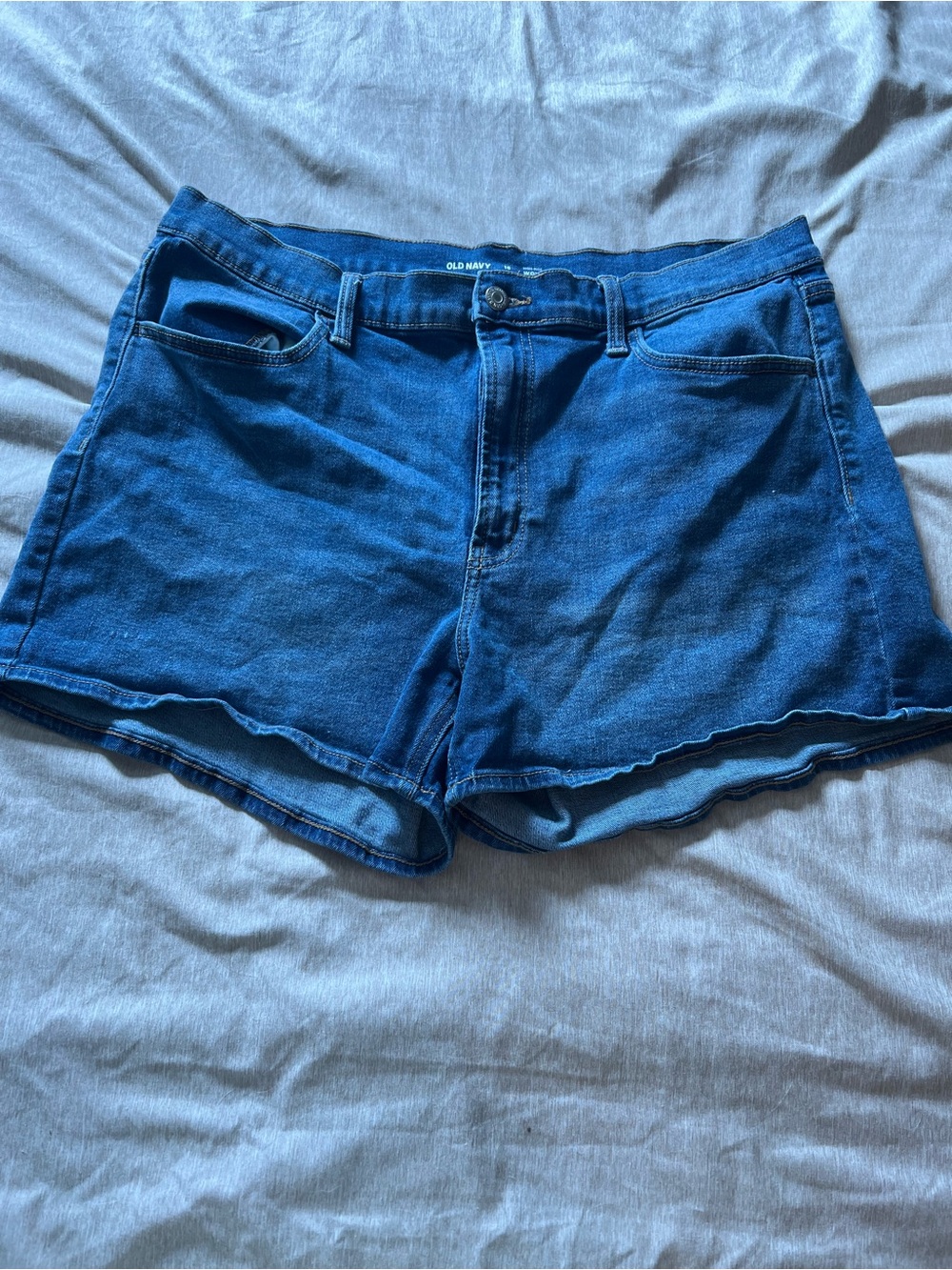 Old Navy Dark Blue Denim Cutoff Shorts